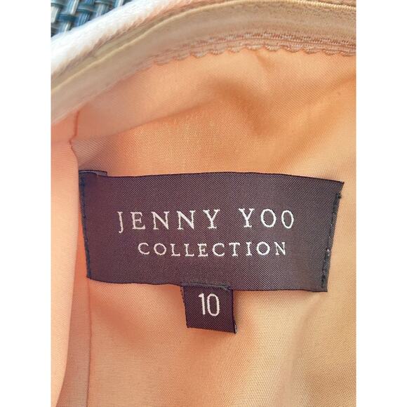 Jenny Yoo Formal Dress Gown SZ 10 Nude Blush Convertible "Annabelle" Tulle - Picture 11 of 12